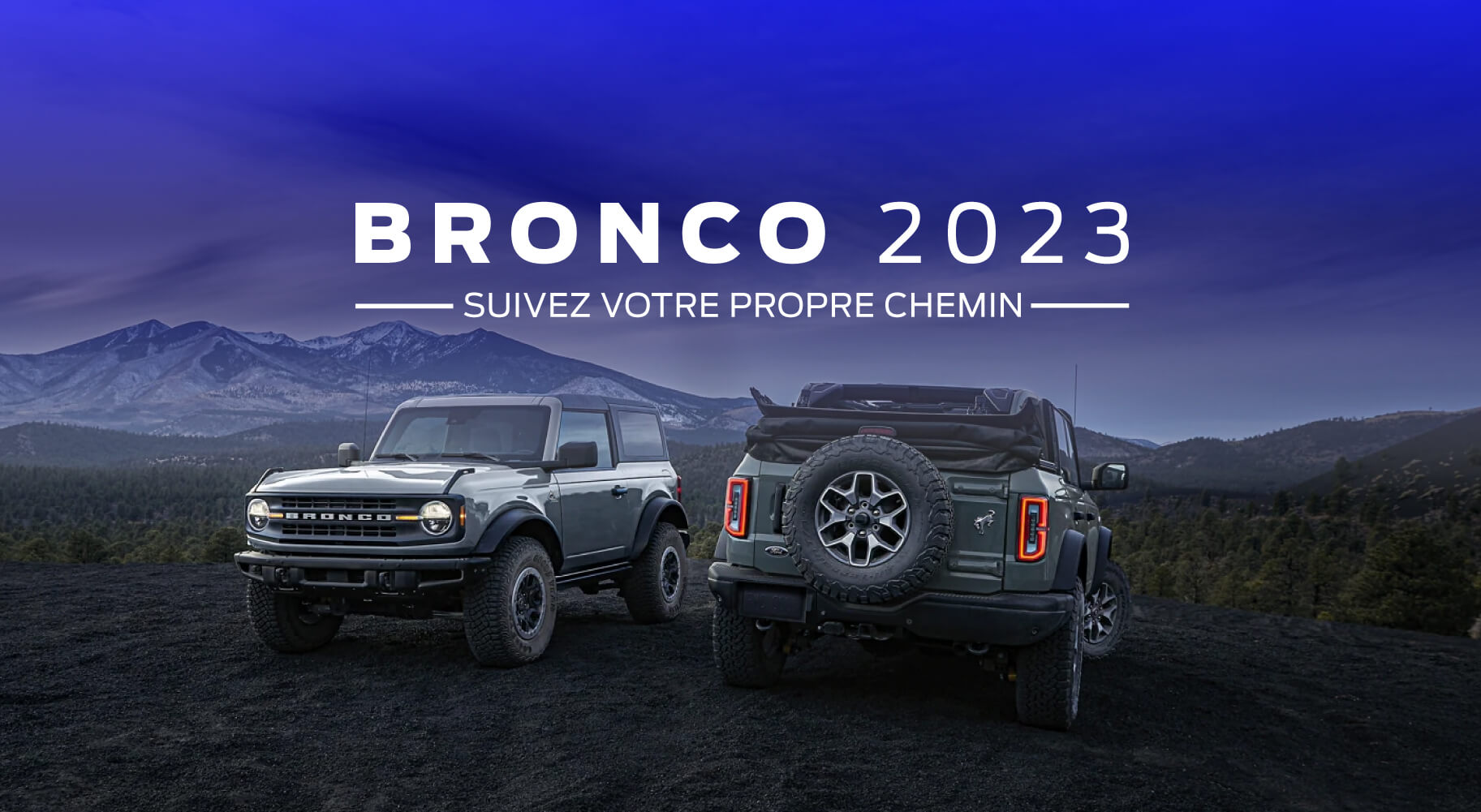 Bronco 2023 chez Lévis Ford